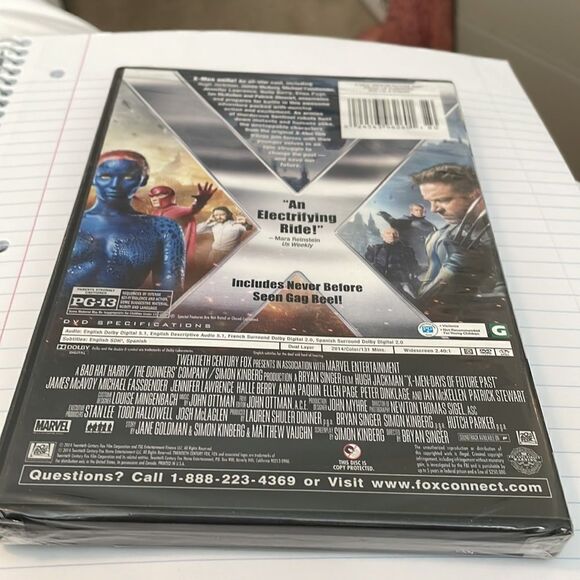 X-Men Days of Future Past DVD NWT - Picture 5 of 6